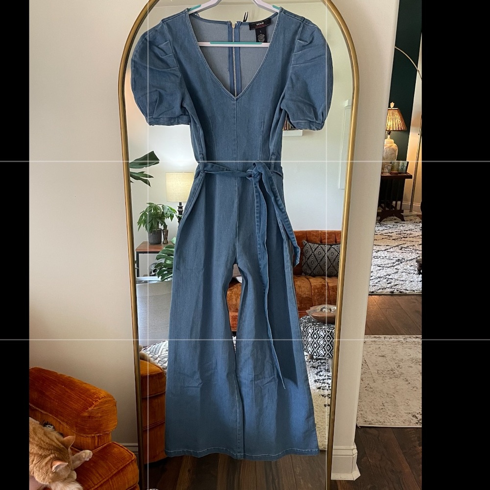 Denim Jumpsuit by Flying Tomato - Size L